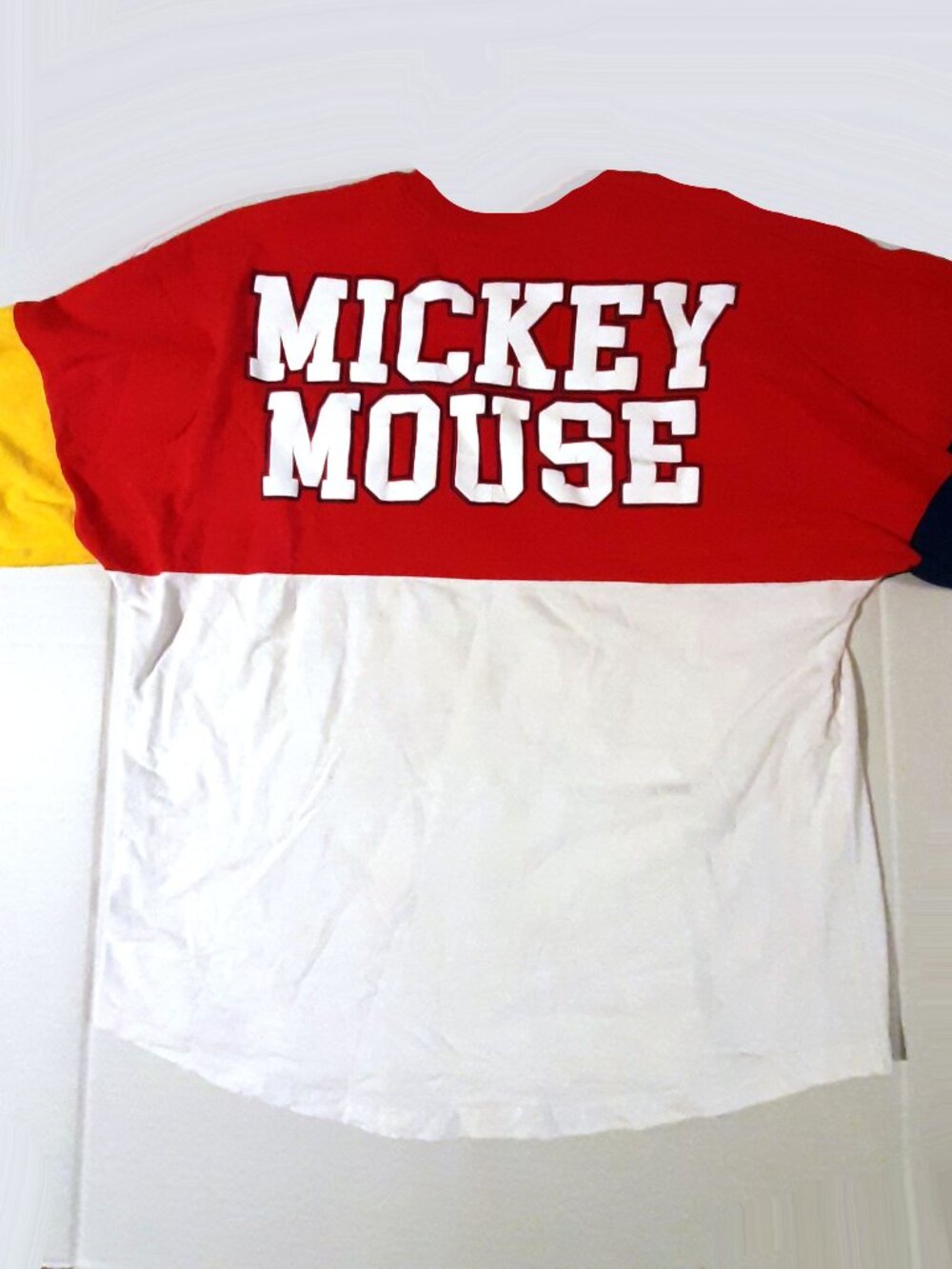 vintage Disney Mickey Mouse Spirit Jersey adult large red gold graphic spellout - Picture 5 of 10